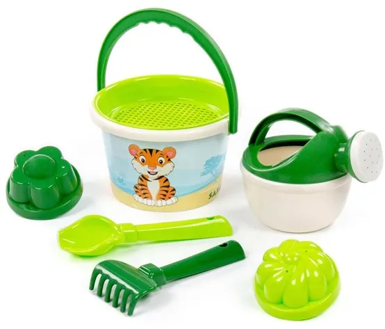 Cavallino Toys Cavallino Beach set Safari 7 pieces.